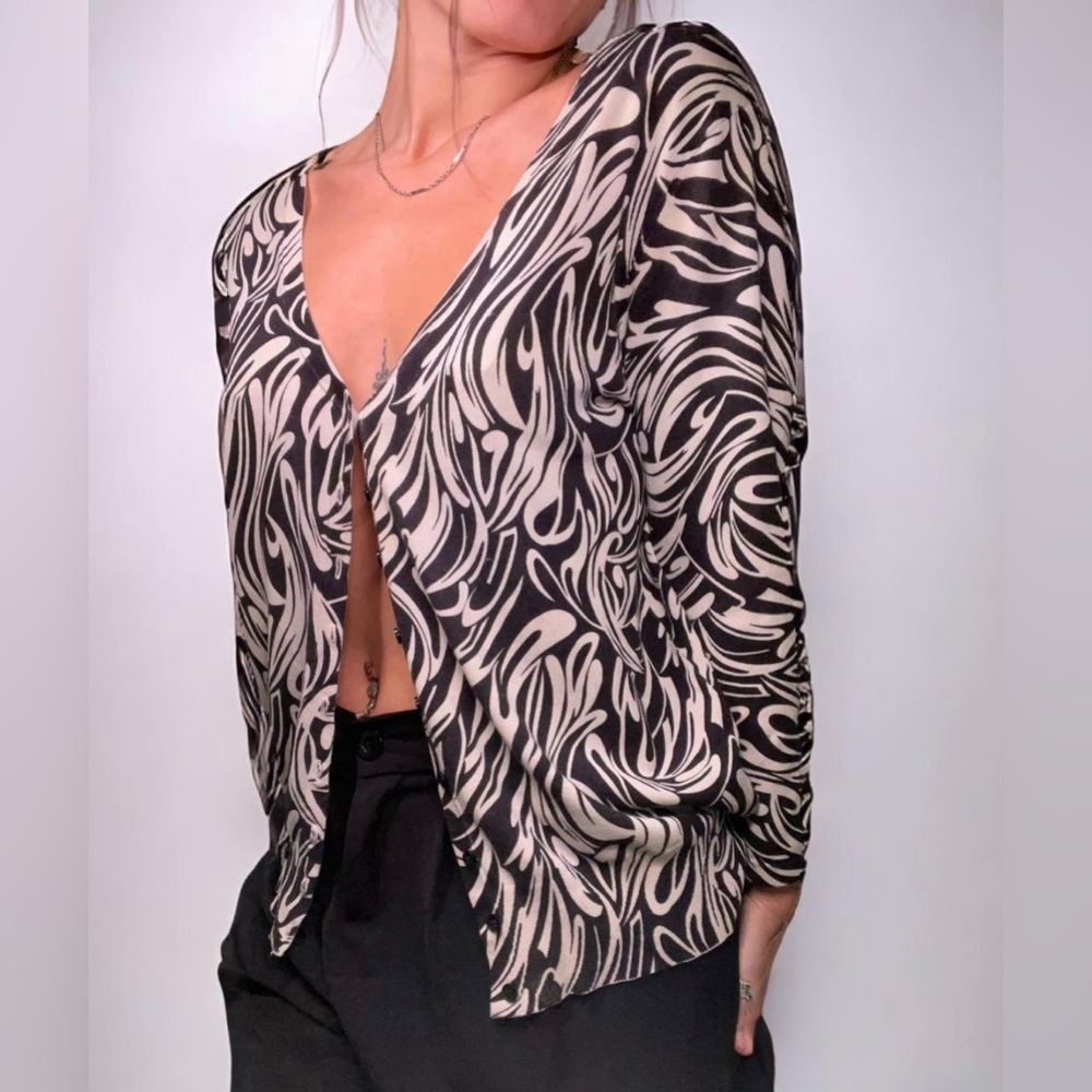 Patterned Chaus Cardigan